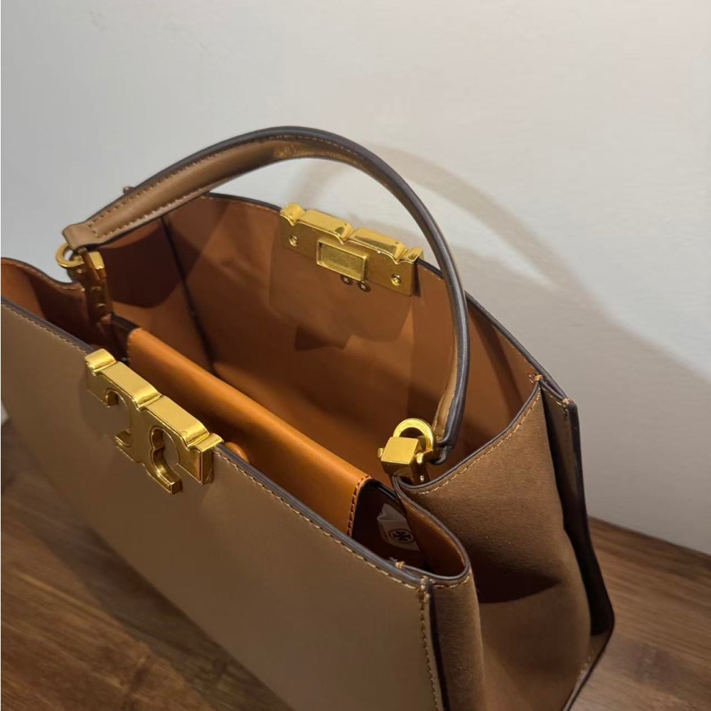 Tory Burch Eleanor Black Leather Bag - Picture 4 of 4